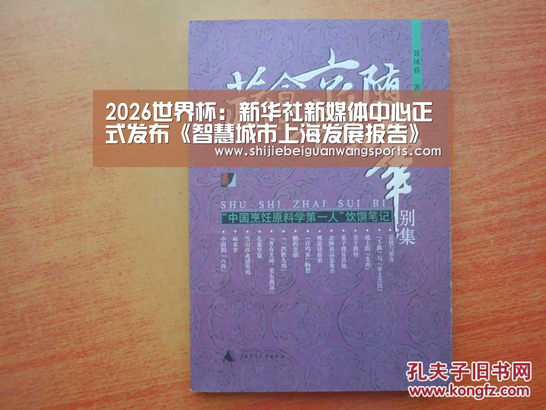 2026世界杯:新华社新媒体中心正式发布《智慧城市上海发展报告》(图2) FIFA世界杯